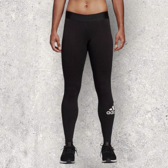 adidas Pants - Adidas • Black Leggings • XS